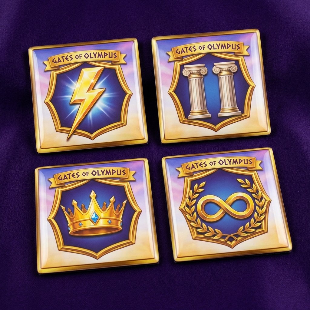 Gates of Olympus game tiles preview